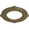 Ekena Millwork Benson Medallion (Canopies up to 6 1/8"), 11 1/8"OD x 6 1/8"ID x 5/8"P, Mississippi Mud Crackle CM11BNMMC - alternate 3